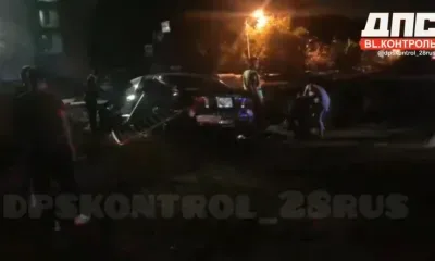 Ограждение на перекопе повредил "призрачный гонщик" в Благовещенске