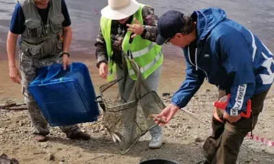 Рыбу ловили руками на соревнованиях в Зее