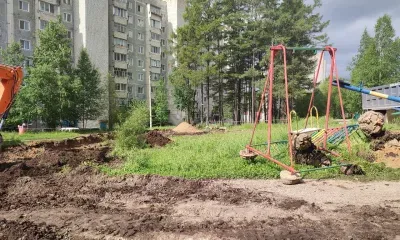 Третий двор в Тынде начали благоустраивать по крупному проекту