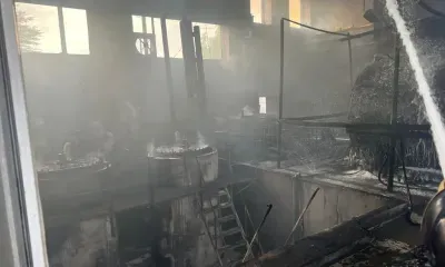 Пожар в недостроенном здании ликвидировали в Благовещенске 