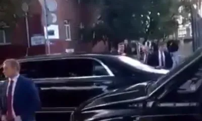 Путин остановил кортеж и вышел пообщаться с жителями Калининграда