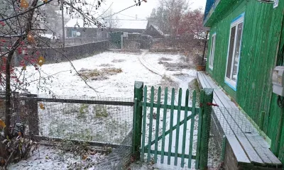 Первый настоящий снег засыпал север Амурской области 