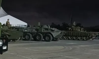 Мобилизованные учатся стрелять из автоматов и танков в Приморском крае