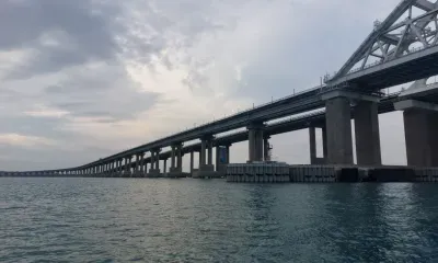 Подрыв грузового автомобиля произошел на Крымском мосту