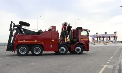 Эвакуатор вышел на дежурство на мосту между Китаем и Амурской областью