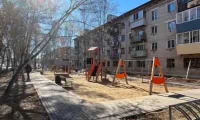 Велопарковка появилась в одном из обновленных дворов Циолковского 