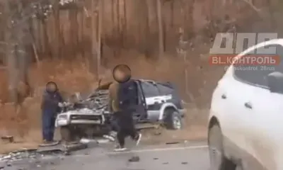 Автомобили жестко столкнулись на трассе Благовещенск - Свободный