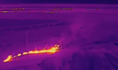 Пал с ночной воздушной разведкой впервые тушили в Благовещенском районе