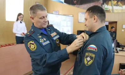 Награды за работу во время наводнения вручили амурским спасателям