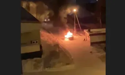 Легковой автомобиль изнутри загорелся в Тынде