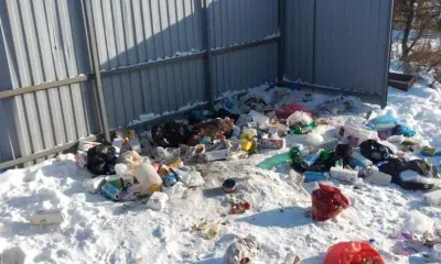 Мусорные контейнеры украли с двух улиц Шимановска