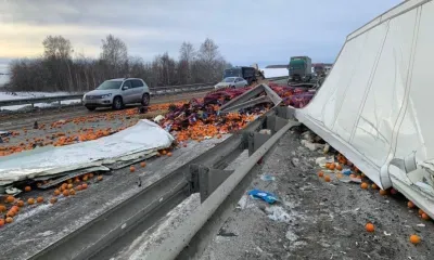 ДТП с ароматом Нового года произошло на одной из российских трасс
