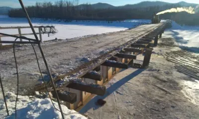 Опоры для поврежденного льдом моста в Селемджинском районе станут более прочными