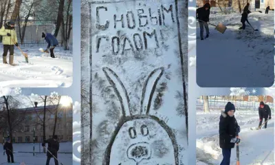 Победителями в конкурсе на лучшую снежную открытку в Благовещенске стали все участники