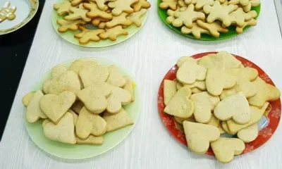 Рождественские пряники разных форм приготовили дети в Тынде