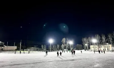 Каток по просьбам детей осветили в Магдагачинском районе