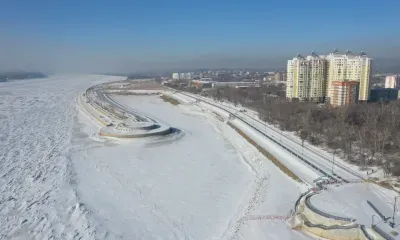 Строительство набережной Амура в Благовещенске возобновили после перерыва