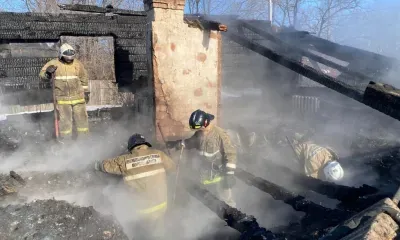 Пожар уничтожил жилой дом в Тамбовском округе 