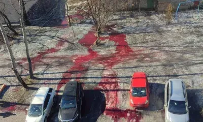 Багровые реки неизвестного происхождения заметили в Свободном