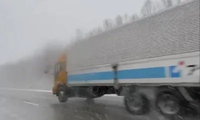 Руслан Шакин преодолел самые снежные километры кругосветного пробега