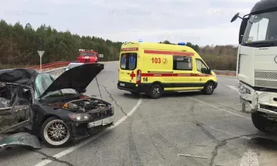 Погибшего в жестком ДТП с грузовиком извлекли амурские спасатели