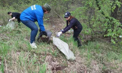Раздельный сбор мусора на берегу реки провели в Тынде 