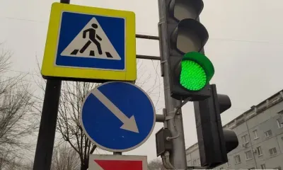 Светофоры вышли из строя в Благовещенске после тропического ливня