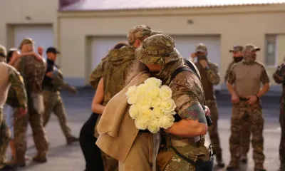 Сотрудников Росгвардии, вернувшихся из зоны СВО, встретили амурчане