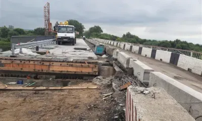 На мосту в Благовещенском округе расширили проезжую часть 