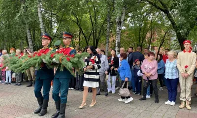 Военный салют в память о погибших во Второй мировой войне прогремел в Белогорске