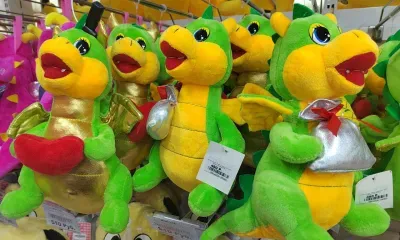 Плюшевые драконы к Новому году появились в магазинах Приамурья