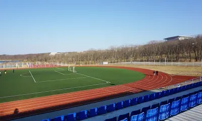 Главный стадион в Архаринском округе обновляют капитально впервые за 21 год