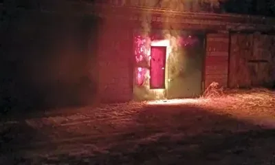 Гараж ночью тушили в поселке Магдагачи, на месте обнаружен труп