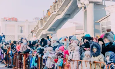Поезд Деда Мороза сделал остановки на шести станциях ЗабЖД 