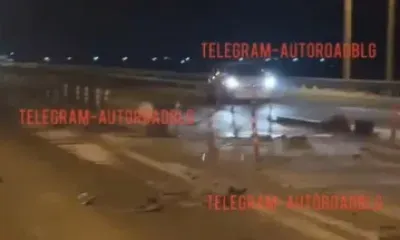 Фура снесла демпферное ограждение на подъезде к Благовещенску