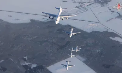 Семь самолетов "Руслан" впервые одновременно поднялись в воздух на учениях