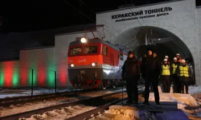 Путин открыл движение поездов по новому тоннелю в Амурской области