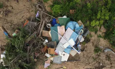 Строительный мусор выбросили амурчане возле села в Благовещенском округе