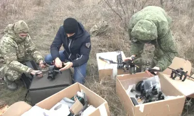 Экспериментальные дроны передали военнослужащим в зону спецоперации