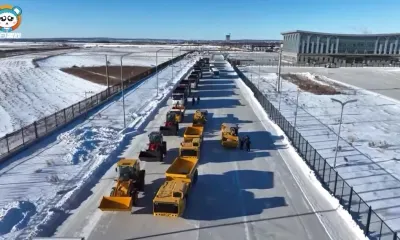 Самолетные тягачи завезли в Приамурье по автомобильному мосту с Китаем