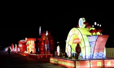 В Хэйхэ установили 40 инсталляций к Китайскому Новому году