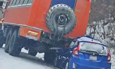 Легковое авто жестко смяло на трассе Благовещенск-Свободный 