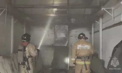 Пожар произошел в строении, где проводили демонтажные работы