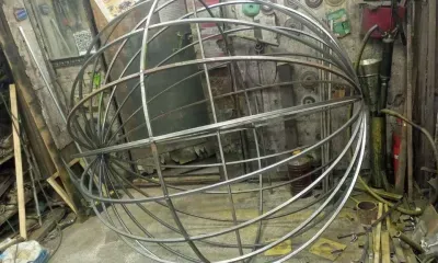 Глобус из металла украсит территорию школы в Тындинском округе