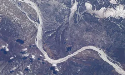 Реку Амур сфотографировали с борта МКС