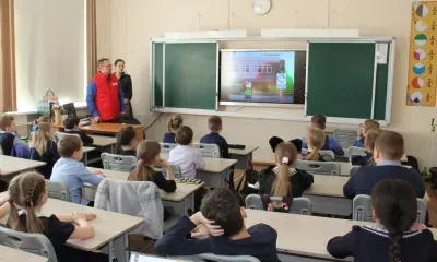 Урок по профилактике детского травматизма провели сотрудники ЗабЖД для школьников г. Свободный