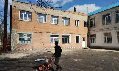 Школу в ДНР ремонтируют при поддержке Амурской области