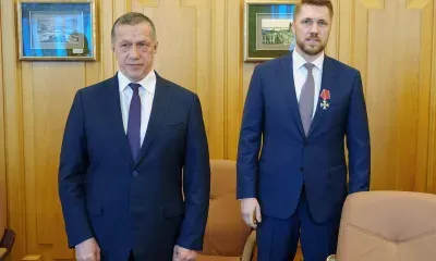  Орден Мужества добровольцу отряда "Тигр" вручил Юрий Трутнев