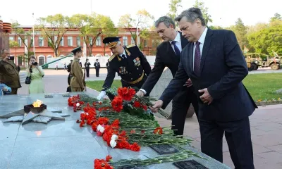  Губернатор Василий Орлов поздравил амурских пограничников