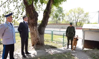 Заставу в День пограничника посетил амурский губернатор